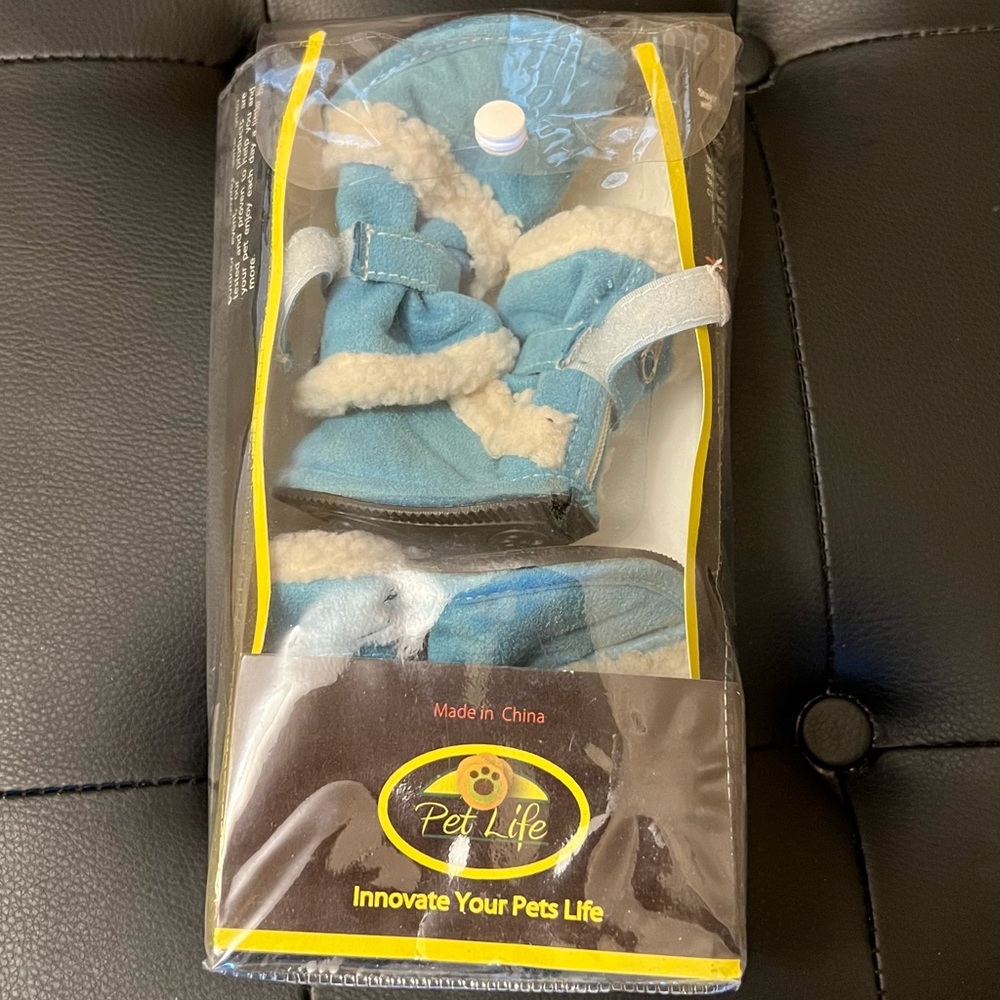 Pet Life Blue Dog Booties - Size S (5)